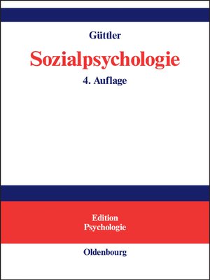 cover image of Sozialpsychologie